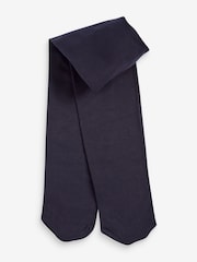 Navy Regular Length 2 Pack 40 Denier School Tights - Image 1 of 2