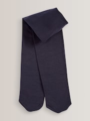 Navy Regular Length 2 Pack 40 Denier School Tights - Image 2 of 2