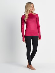 Tog 24 Pink Snowdon Thermal Base Layer Crew Neck Top - Image 1 of 7