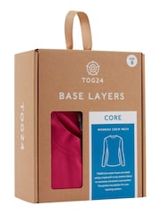 Tog 24 Pink Snowdon Thermal Base Layer Crew Neck Top - Image 6 of 7