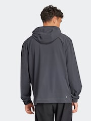 adidas Grey Full-Zip Jacket - Image 2 of 5