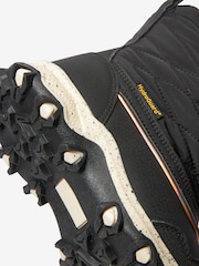 Black/Rose Gold Waterproof Warm Faux Fur Lined Snow Boots - Image 8 of 10