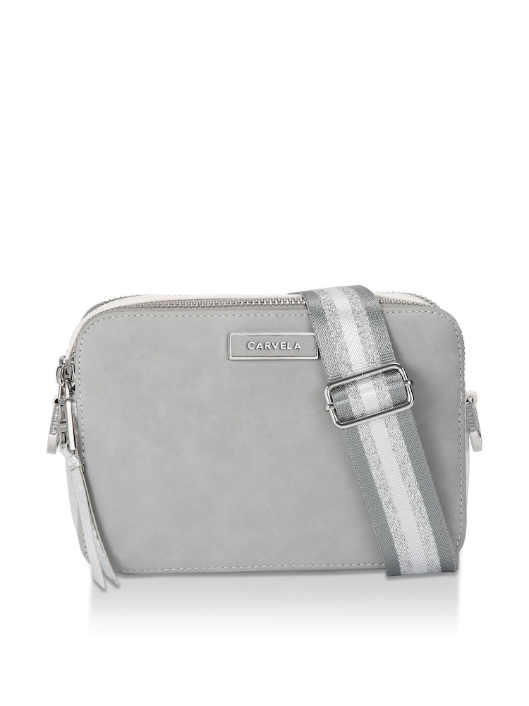 Carvela Grey Rapid Camera Bag - Image 1 of 5