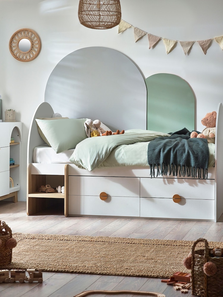 White Arches Junior Kids Cabin Bed Frame - Image 1 of 6
