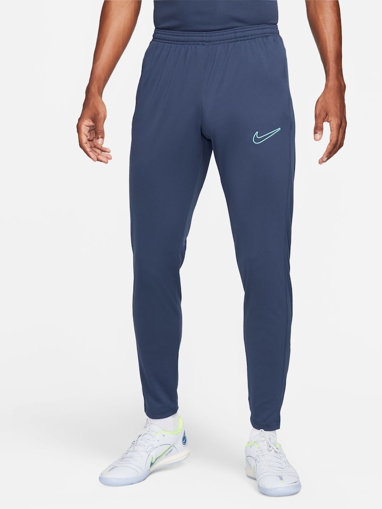 Nike Blue Dri-FIT Academy Zippered Training Joggers - Image 2 of 10