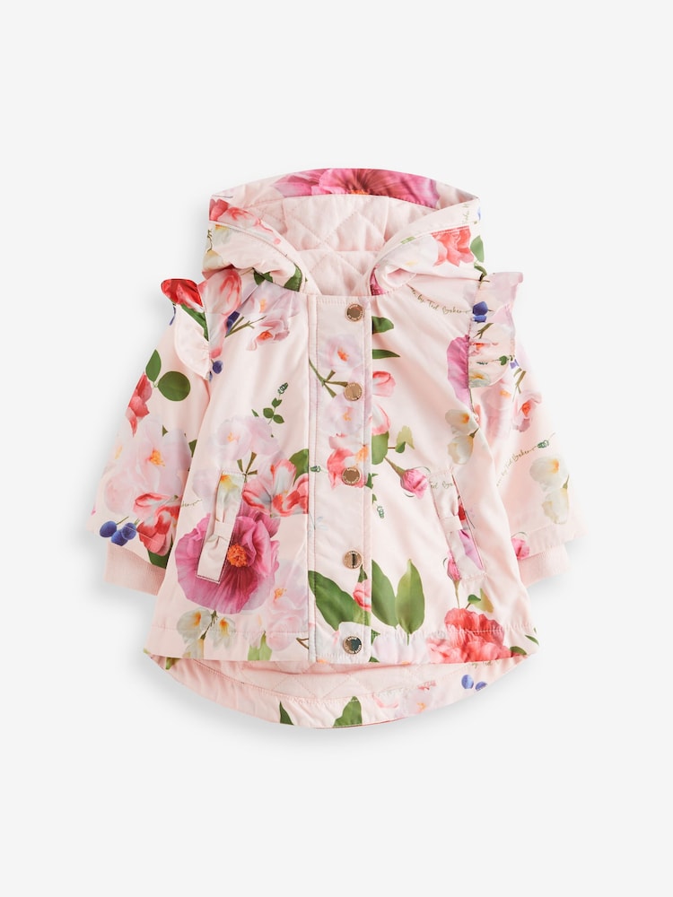 Baker by Ted Baker Shower Resistant Floral Rain Coat - Image 1 of 4