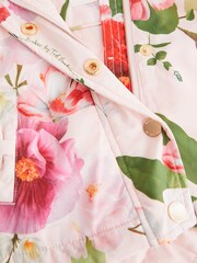 Baker by Ted Baker Shower Resistant Floral Rain Coat - Image 3 of 4