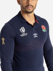Umbro Navy England Long Sleeve Top - Image 4 of 6