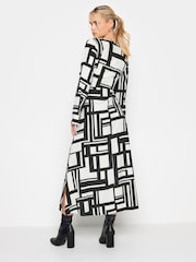 PixieGirl Petite White Maxi Flare Sleeve Dress - Image 3 of 5