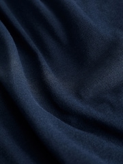 Navy Blue 100% Cotton Sleeveless Jersey Dress - Image 5 of 5