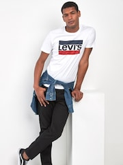 Белый - Levi's® 100% Cotton Sportswear Graphic T-Shirt - Изображение 1 из 5