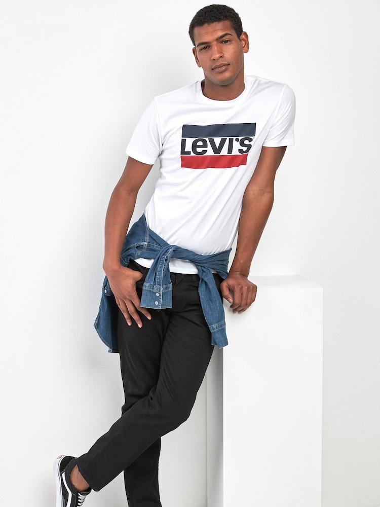 Белый - Levi's® 100% Cotton Sportswear Graphic T-Shirt - Изображение 1 из 5