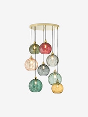 MADE.COM Green Ilaria 8 Light Cluster Pendant Ceiling Light - Image 2 of 3