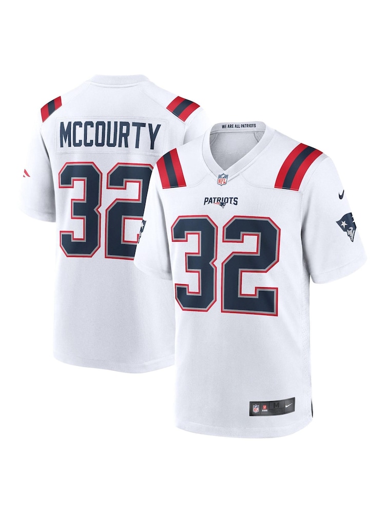 Nike White NFL New England Patriots Game Road Jersey - Devin McCourty Youth - Image 1 of 3