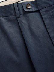 Azul marino - Pantalones chinos elásticos con cintura elástica de mezcla de TENCEL™ - Imagen 5 de 8