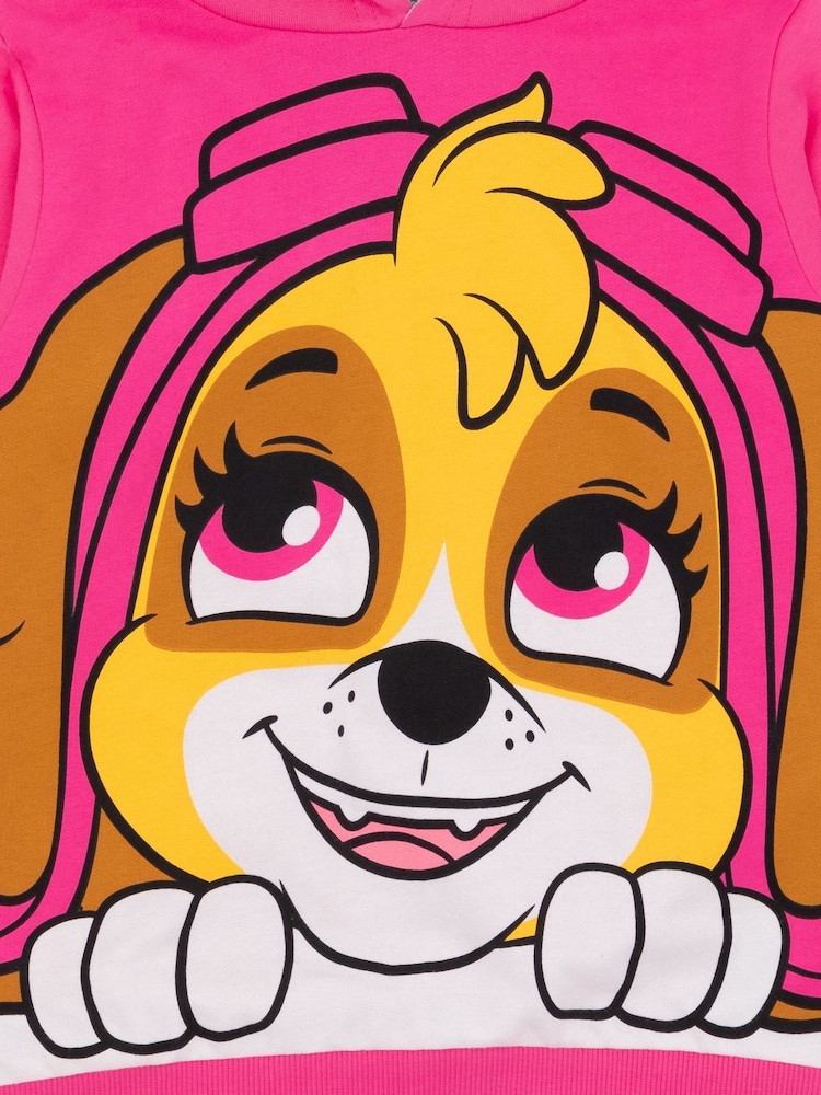 Vanilla Underground Pink Paw Patrol Character 100% Cotton Hoodie - Image 6 of 8