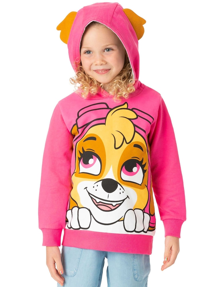 Vanilla Underground Pink Paw Patrol Character 100% Cotton Hoodie - Image 7 of 8