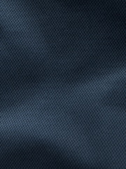 Navy Blue Straight Fit Printed Soft Touch Stretch Denim Jeans Style Trousers - Image 8 of 10