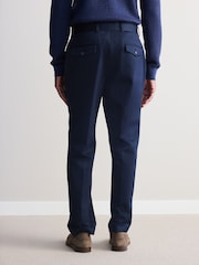 Mornarsko modra - Chino hlače Signature Emmetex Italian 100% Cotton - Slika 3 iz 5