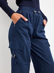 Marineblau/blau - Leichte Cargo-Hose - Bild 5 von 7