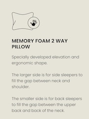 Two Way Memory Foam Pillow - Image 3 of 3