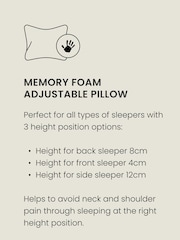 Adjustable Memory Foam Pillow - Image 3 of 3