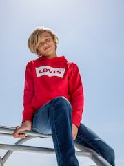 Levi's® Red Batwing Logo Hoodie - Image 1 of 8
