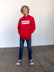 Levi's® Red Batwing Logo Hoodie - Image 3 of 8