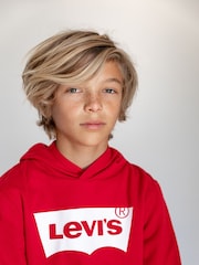 Levi's® Red Batwing Logo Hoodie - Image 4 of 8