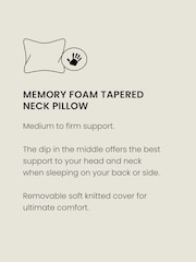 Tapered Neck Memory Foam Pillow - Image 4 of 6