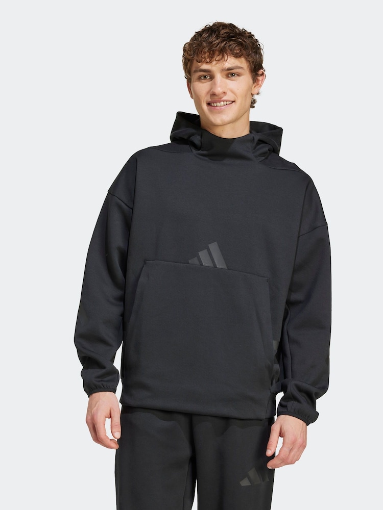 črna - Pulover s kapuco adidas Z.N.E - Slika 1 iz 8