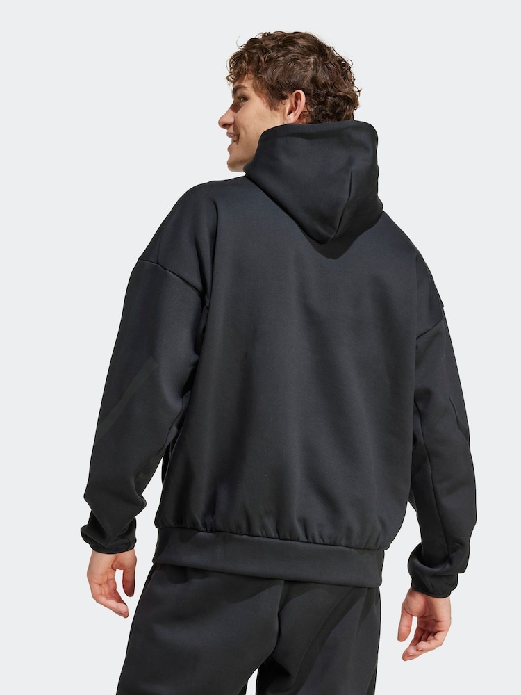 črna - Pulover s kapuco adidas Z.N.E - Slika 2 iz 8