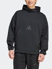črna - Pulover s kapuco adidas Z.N.E - Slika 3 iz 8