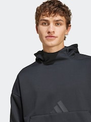 črna - Pulover s kapuco adidas Z.N.E - Slika 6 iz 8