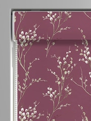 Laura Ashley Plum Pussy Willow Made To Measure Roman Blinds - Image 5 of 7
