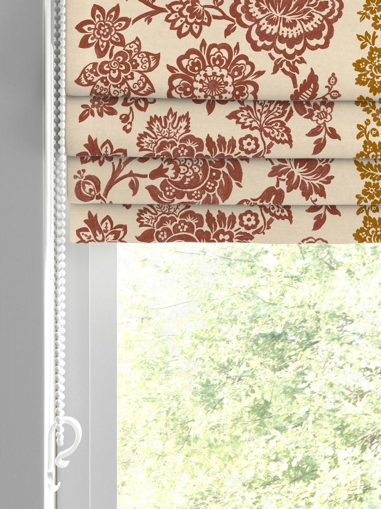 Laura Ashley Red Earlston Stripe Made To Measure Roman Blinds - Image 2 of 7 Laura Ashley Red Earlston Stripe Made To Measure Roman Blinds - Image 2 of 7