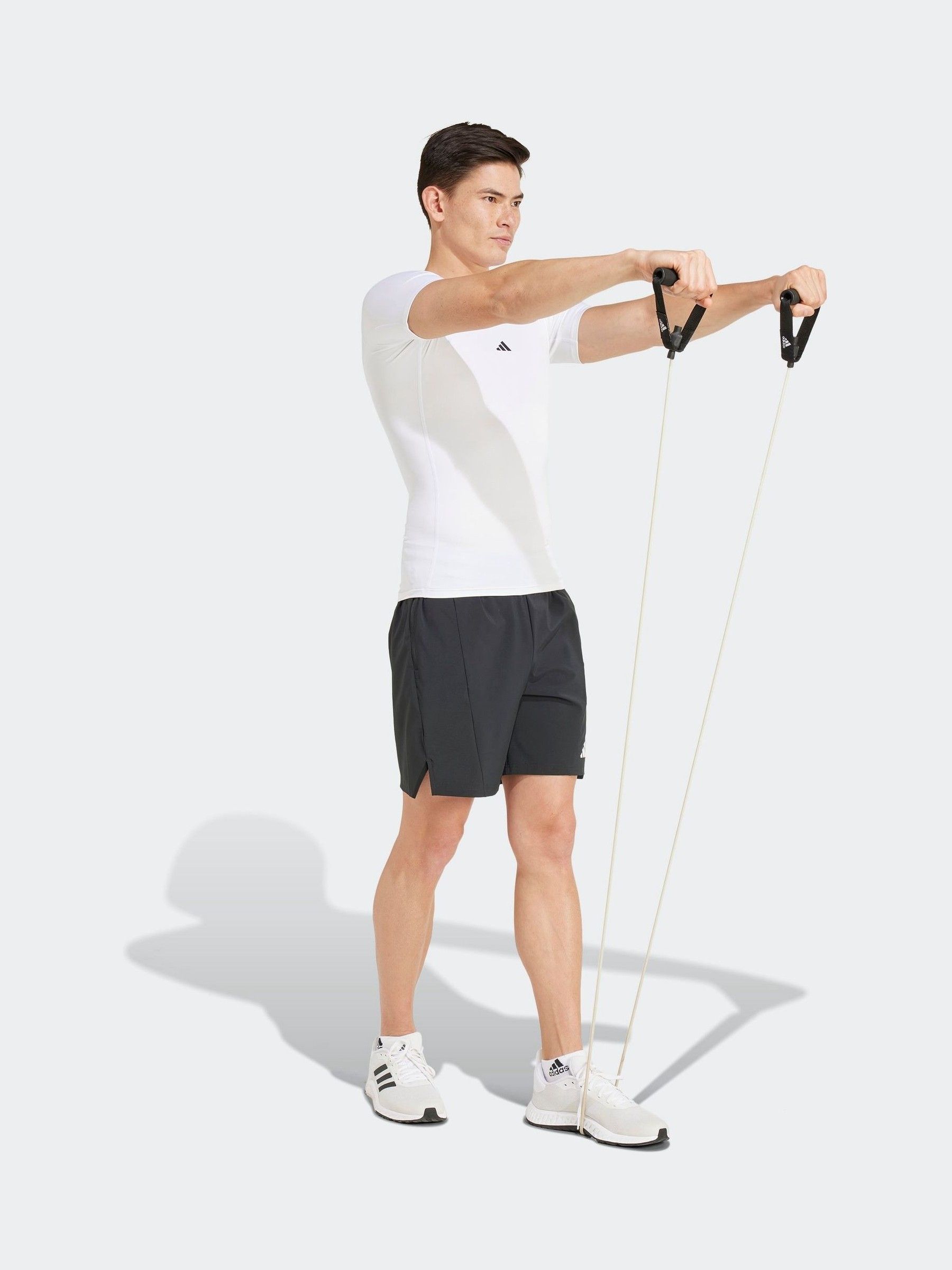 Adidas white compression shirt top