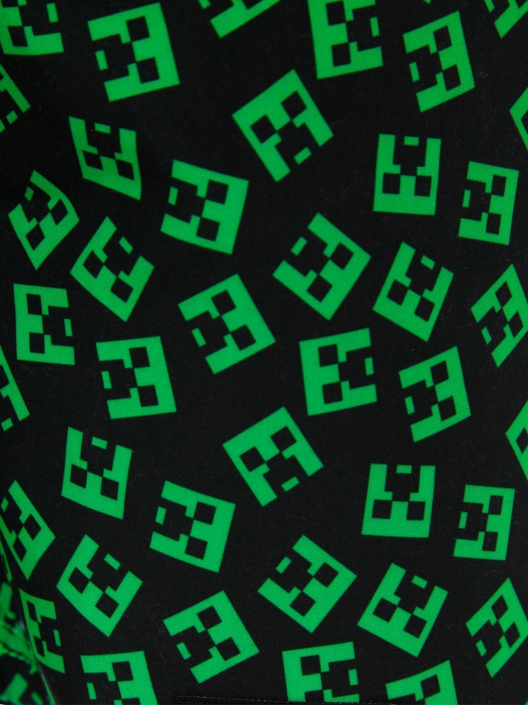Character Green Minecraft Swim Shorts - Image 2 of 5