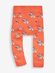 JoJo Maman Bébé Brown Zebra Extra Thick Leggings - Image 2 of 2