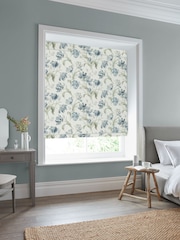 Laura Ashley Heritage Blue Gosford Made To Measure Roman Blinds - Image 6 of 7