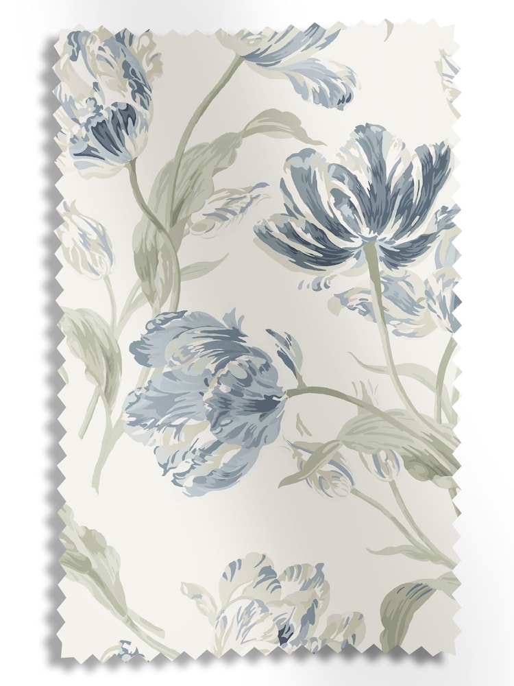 Laura Ashley Heritage Blue Gosford Made To Measure Roman Blinds - Image 7 of 7 Laura Ashley Heritage Blue Gosford Made To Measure Roman Blinds - Image 7 of 7