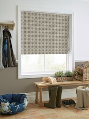 Laura Ashley Natural Hartley Check Made To Measure Roman Blinds - Image 6 of 7