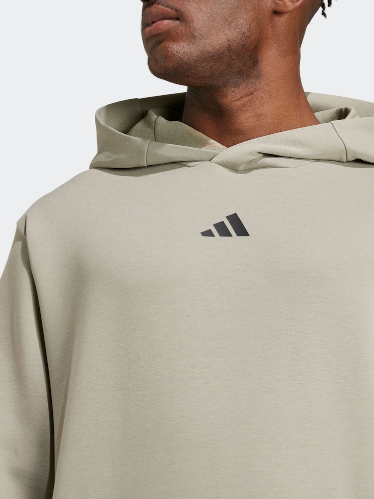 adidas Green Designed for Training Hoodie - Image 5 of 7