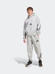 adidas Grey Z.N.E Hoodie - Image 5 of 8