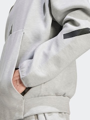 adidas Grey Z.N.E Hoodie - Image 7 of 8