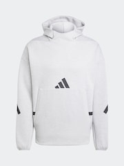 adidas Grey Z.N.E Hoodie - Image 8 of 8
