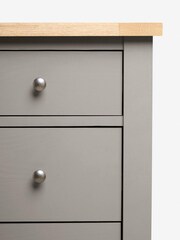Dove Grey Malvern Paint Effect Multi Chest of Drawers - Image 6 of 7