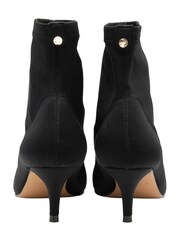 Ravel Black Stretch Sock Ankle Boots - Image 3 of 4
