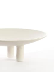 Light & Living Plateau auf Base Ø30,5x10,5 cm Tabua Cream - Bild 2 von 3