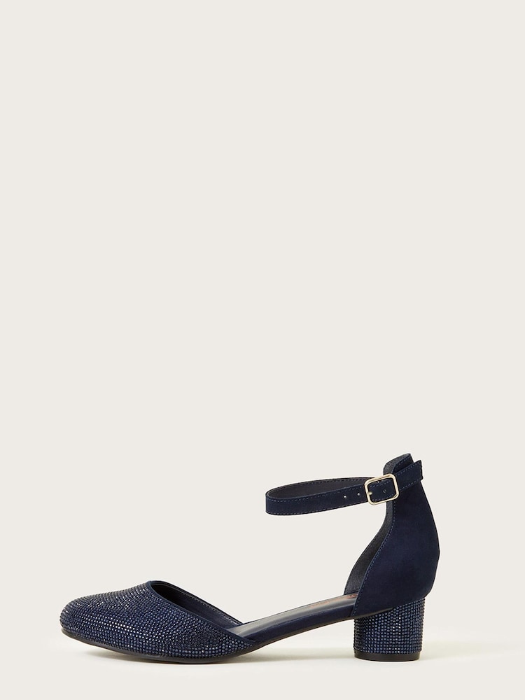 Monsoon Zweiteilige Absatzschuhe mit Strassbesatz - Bild 2 von 3